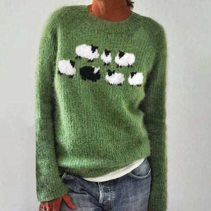 Bianka | Jersey de punto con ovejitas