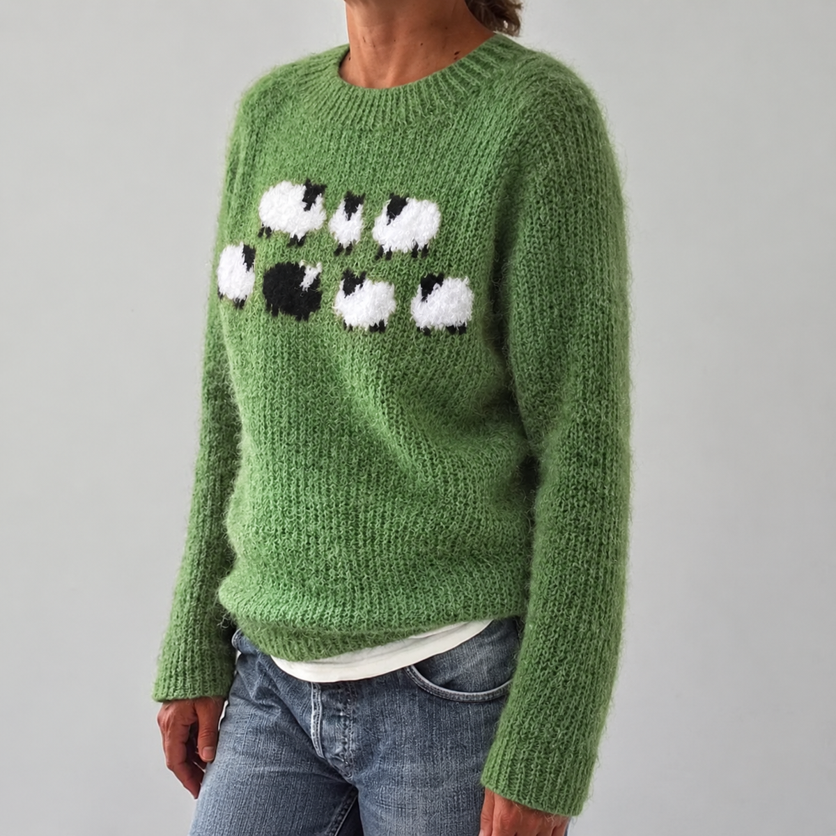 Bianka | Jersey de punto con ovejitas