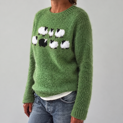 Bianka | Jersey de punto con ovejitas