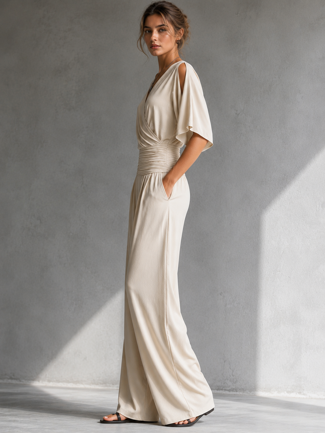 Gerika | Mono elegante de pierna ancha