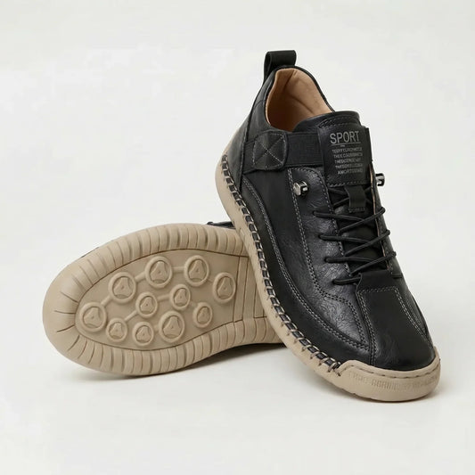 Solène - zapatillas negro/beige