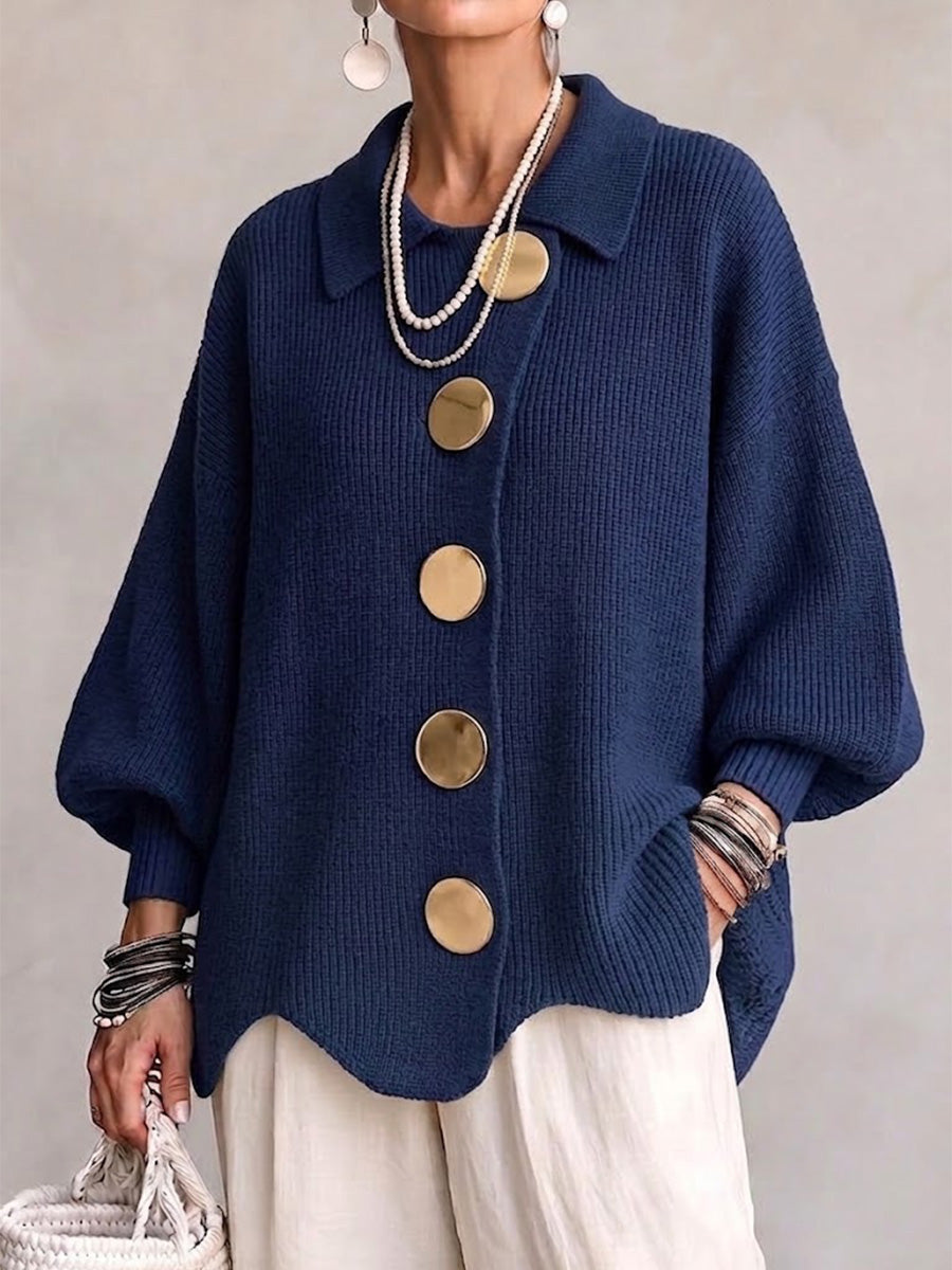 Alina - cárdigan azul